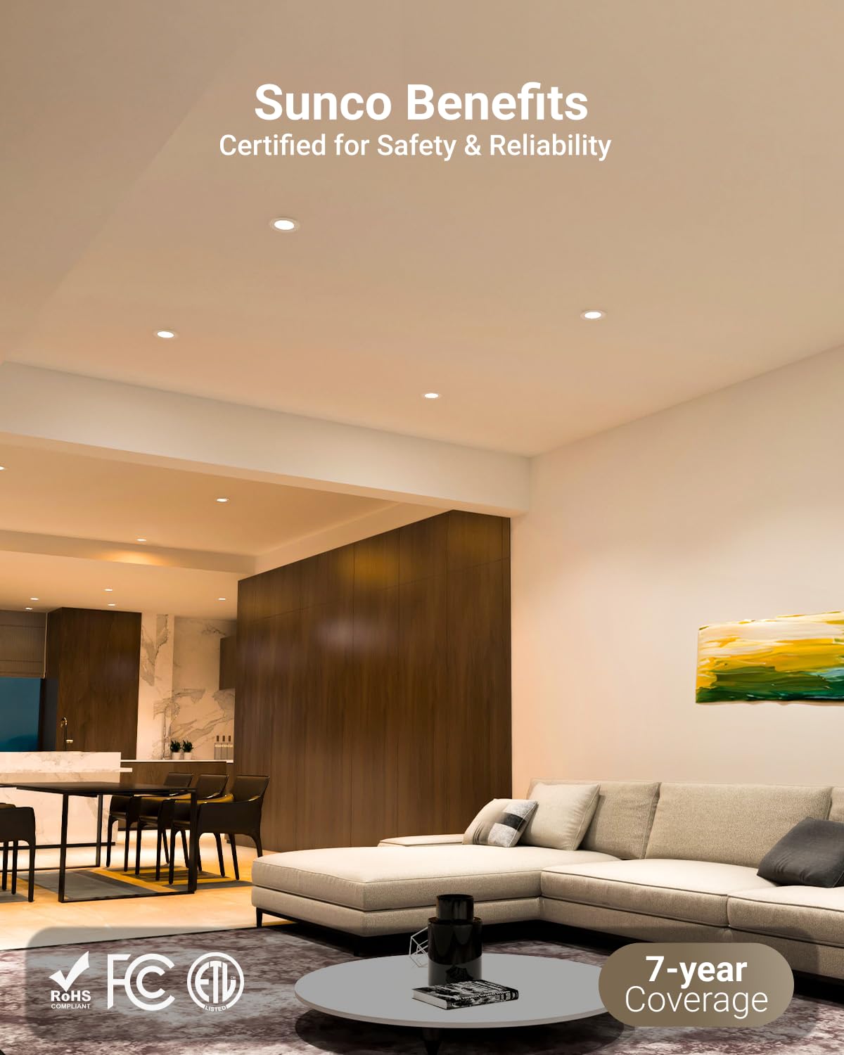 Sunco 7 year warranty with USA based support