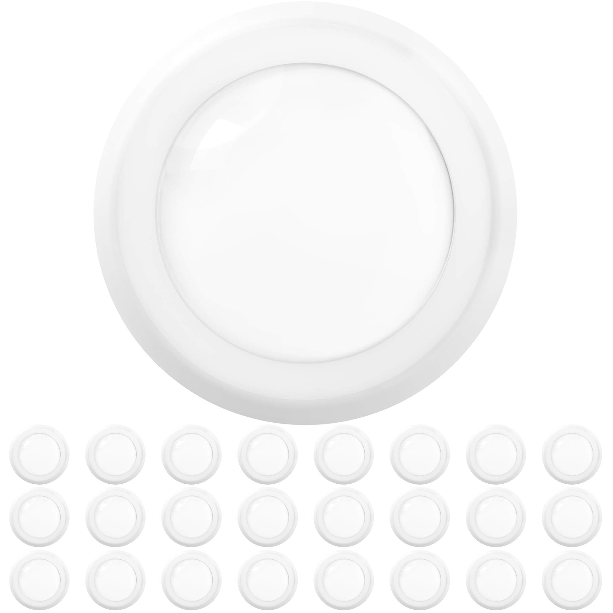 Sunco Lighting 6-inch flush-mount LED disc light delivering even ceiling illumination.