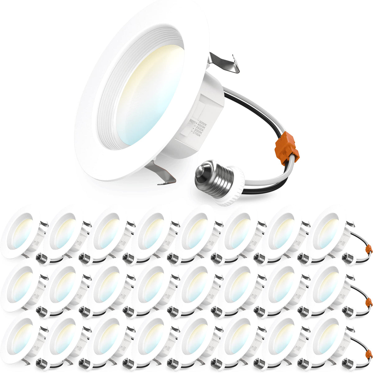 Sunco 24-pack packaging for quick ceiling retrofit.