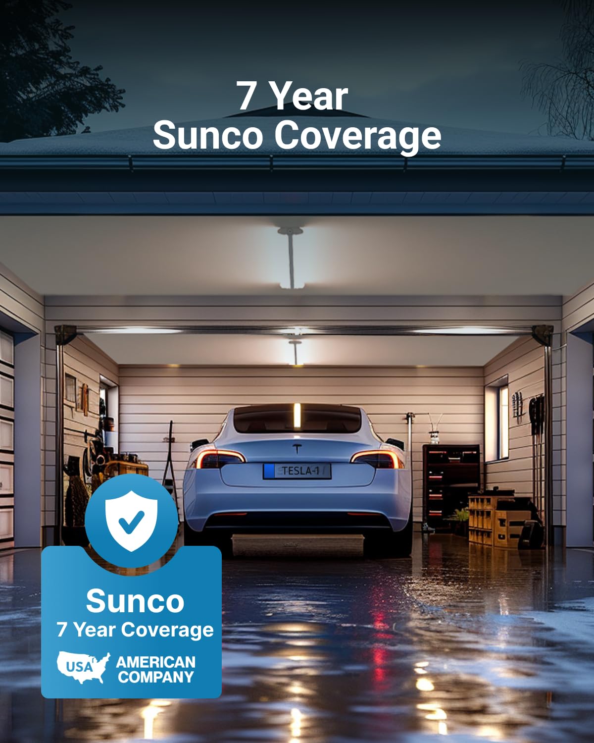 Sunco selectable temperatures 3000K, 4000K, 5000K for flexible tasks.