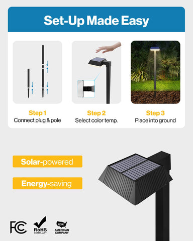Sunco 3CT path light at 7000K provides bright cool illumination for driveways.