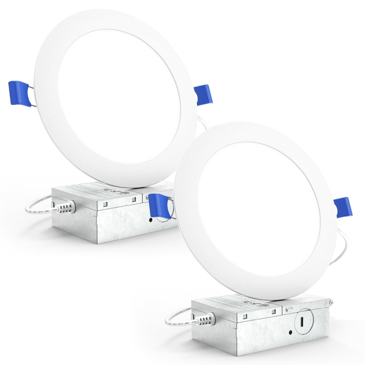 Sunco 6-inch LED downlight ceiling installation with junction box for simple retrofit