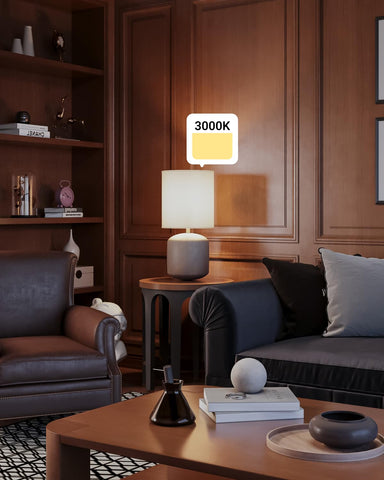 Sunco A15 LED bulb used in lamps for instant on.