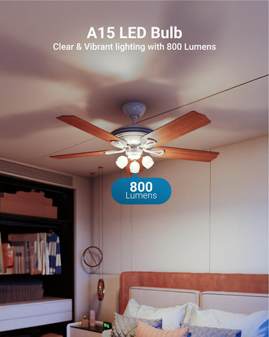 Sunco A15 LED bulb provides 800 lumens, replacing a 60W incandescent