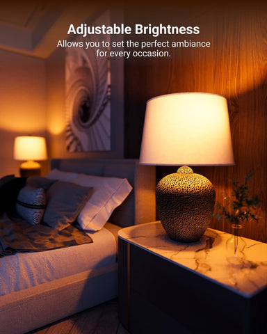 Sunco A19 Amber LED bulb living room inviting glow