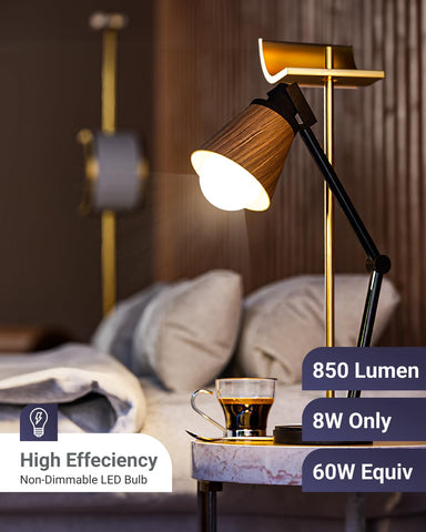 Sunco A19 LED bulbs 3000K warm white glow for cozy rooms