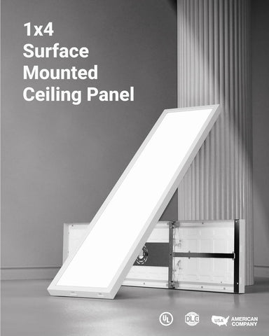 Back panel switch selects color temperature for Sunco panel lighting