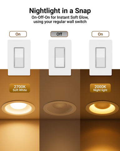 Sunco BR30 in nursery provides soft, calming illumination