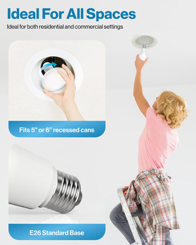 Sunco BR30 offers instant on without buzzing or flicker.