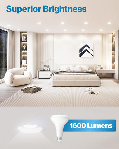 Sunco BR30 LED bulb dimmable for adjustable ambience