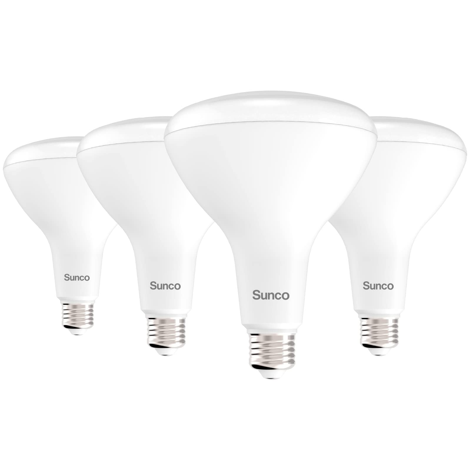 Sunco BR40 LED bulb with warm 3000K tone for cozy living areas.