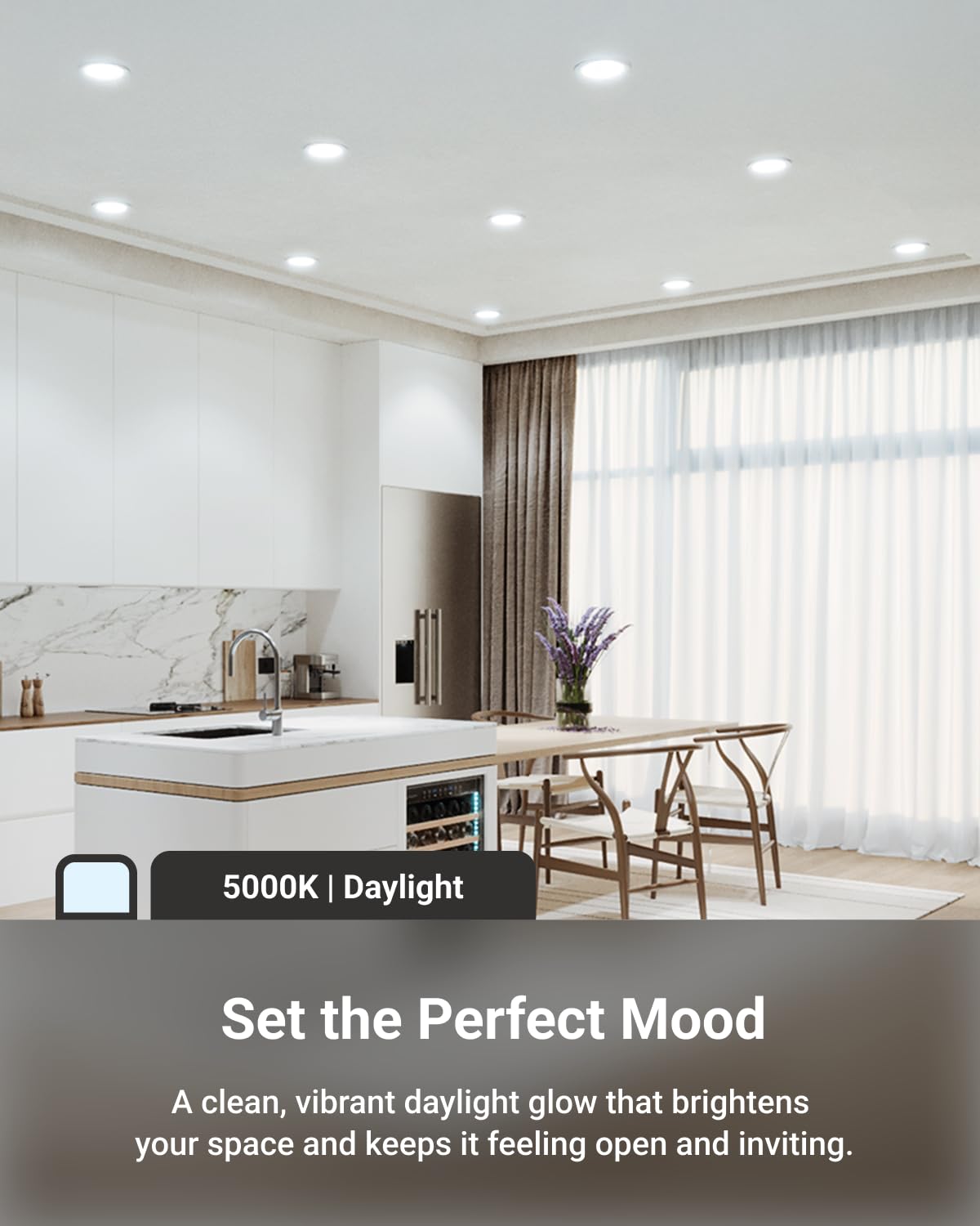 Sunco canless slim downlight ready for quick ceiling installation
