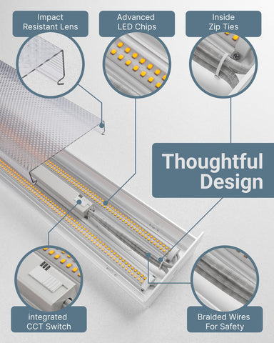 Sunco ceiling-mount installation with included hardware