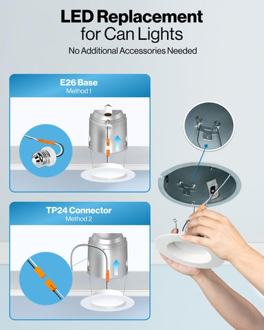 Sunco damp-rated LED downlight suitable for bathrooms and humid spaces