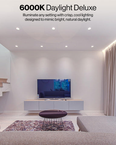 Sunco dimmable LED downlight showing smooth 10-100% brightness control.