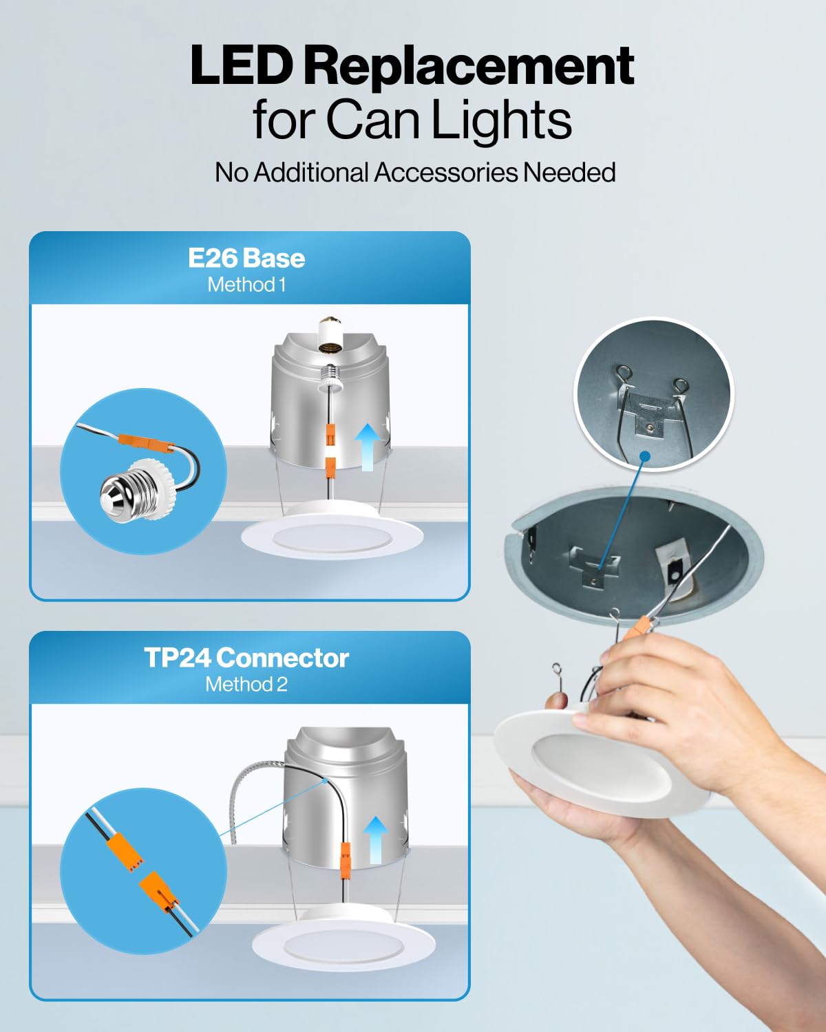 Sunco dimmable LED downlight for smooth mood and task lighting.