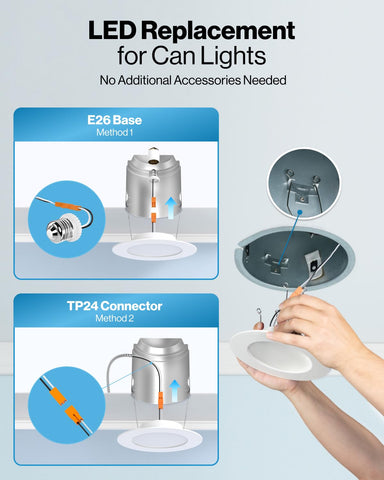 Sunco dimmable LED downlight for smooth mood and task lighting.