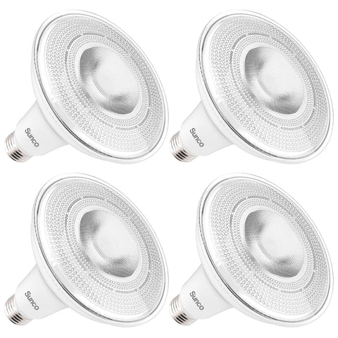 Sunco Dusk to Dawn PAR38 outdoor bulb with dusk to dawn sensor for porch lighting