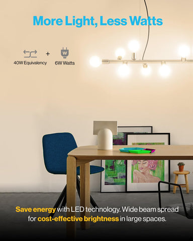 Sunco LED bulbs with E26 base install quickly with instant start and minimal flicker.