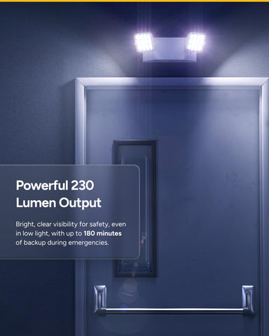 Sunco Emergency Light 2-pack 360 degree floodlights for wide visibility
