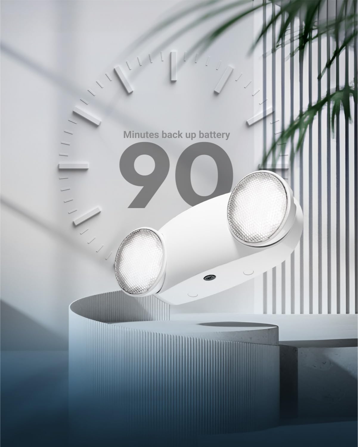 Sunco Emergency Light is 94V-0 fire rated for safe outdoor use.