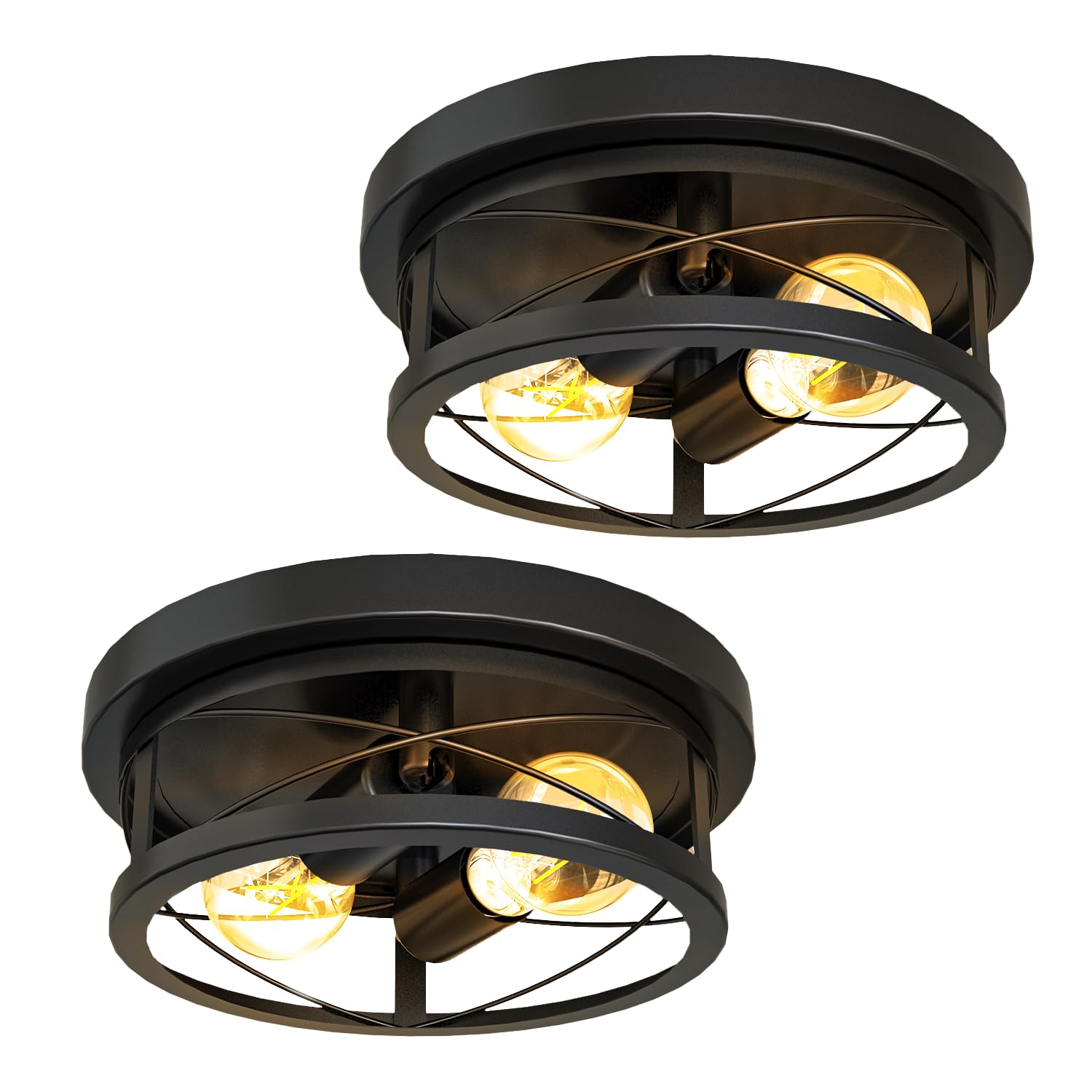 Sunco Farmhouse ceiling light, 11-inch diameter, broad entryway illumination