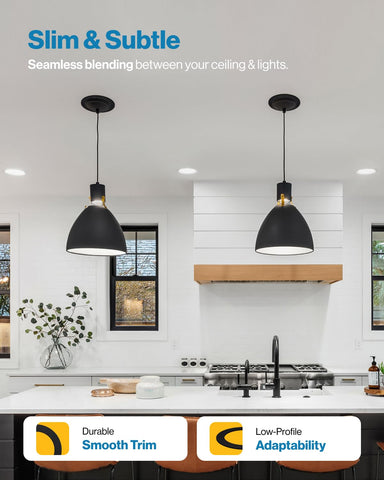 Sunco Goof Ring installs without tools for a quick ceiling refresh.