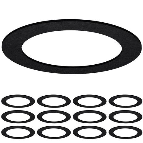 Sunco Goof Ring flush-mount outer diameter 8.6 inches for 6-inch recessed lights.