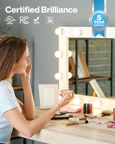 Sunco G25 LED bulb with E26 base showing easy fixture compatibility