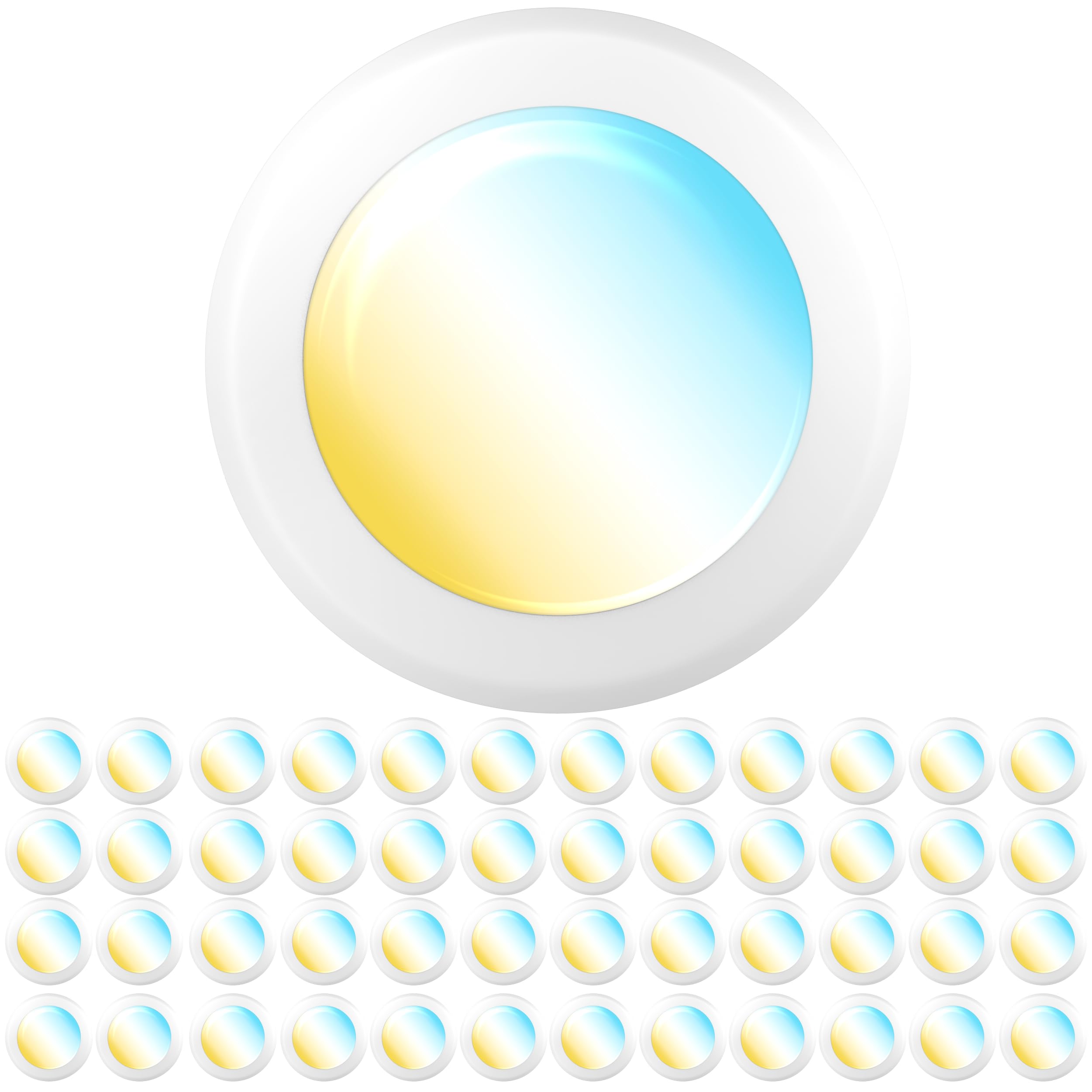 Sunco Lighting six inch LED disc light installed in ceiling for bright kitchen tasks.