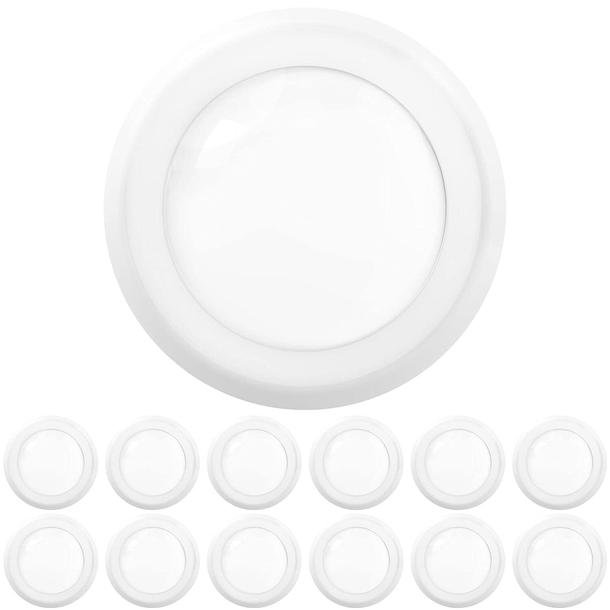 Sunco LED disk downlight 5-6 inch flush-mount bright kitchen lighting