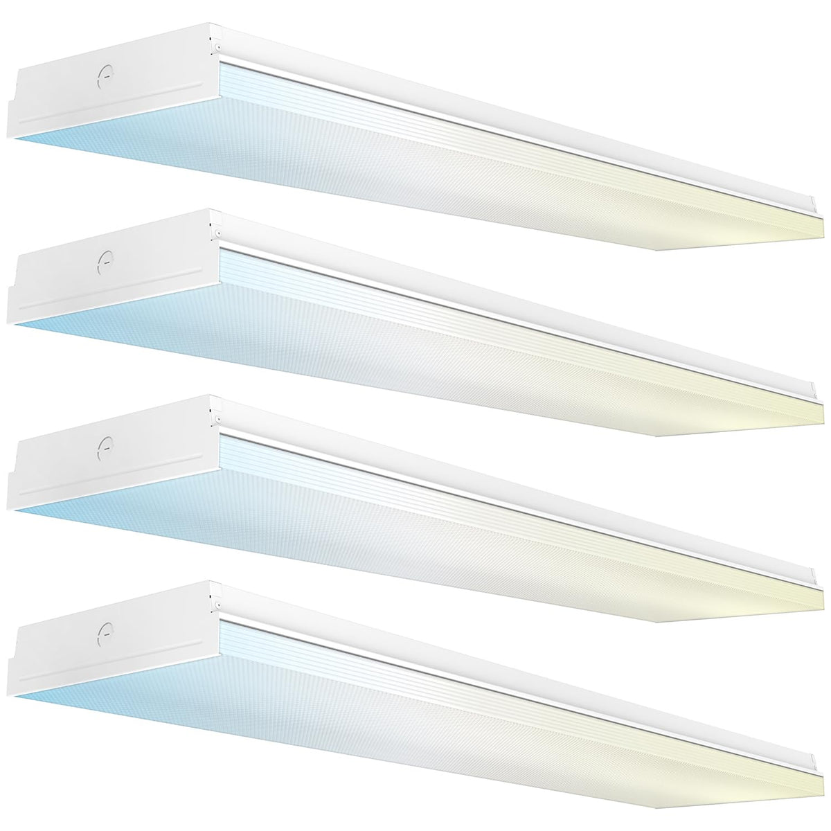 Sunco LED garage light 11-inch Prisma wraparound provides bright, even illumination for workspaces.