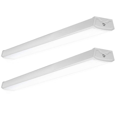 Sunco LED garage wraparound 4ft illuminates workshops with bright, even light.