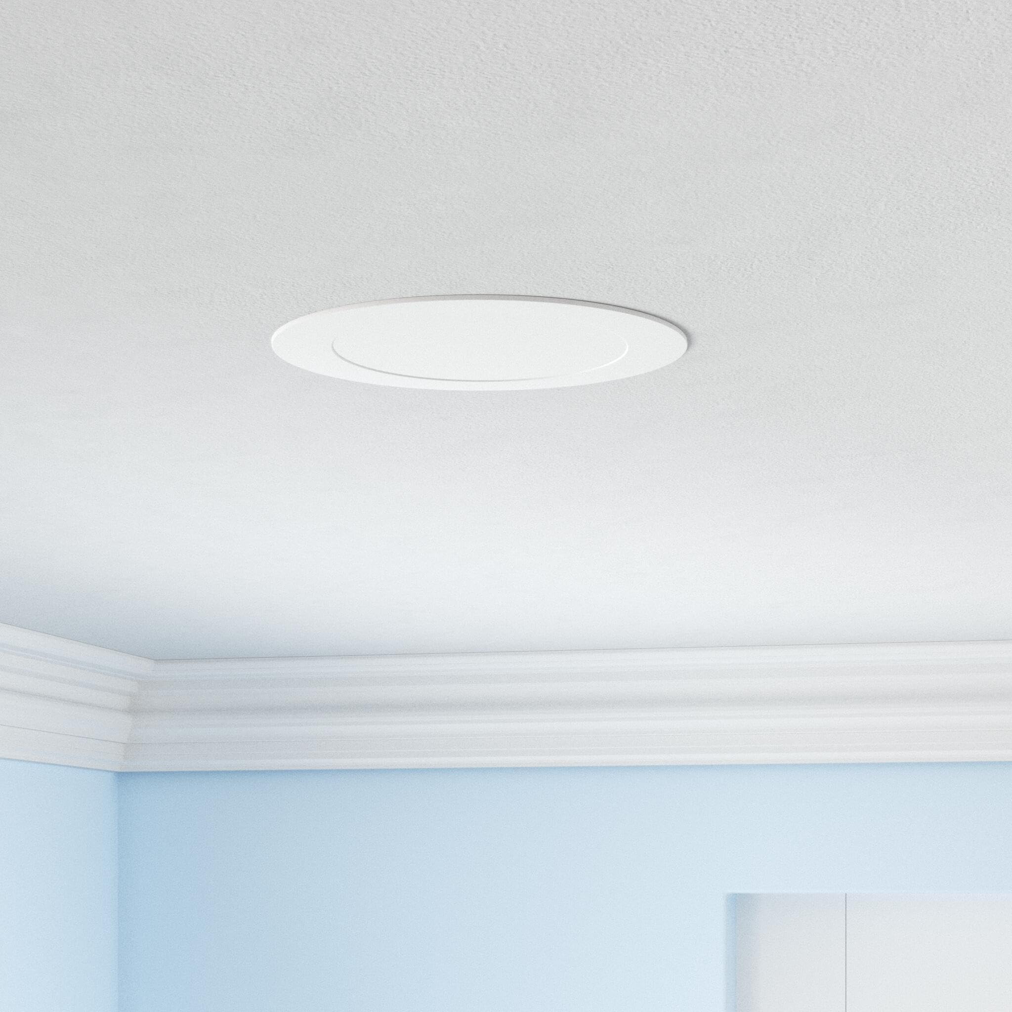 Sunco Lighting fixture showing junction box included for seamless ceiling integration.