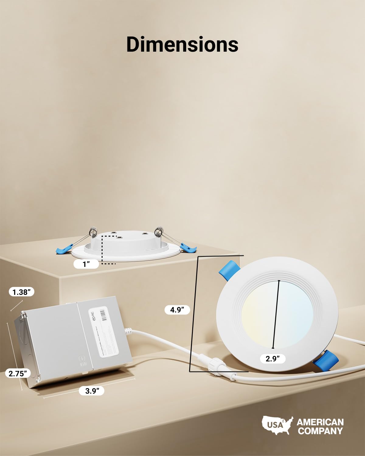Sunco Lighting 12-pack provides ample coverage for larger spaces