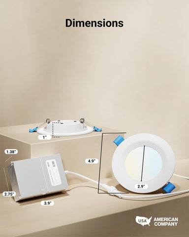 Sunco Lighting 12-pack provides ample coverage for larger spaces