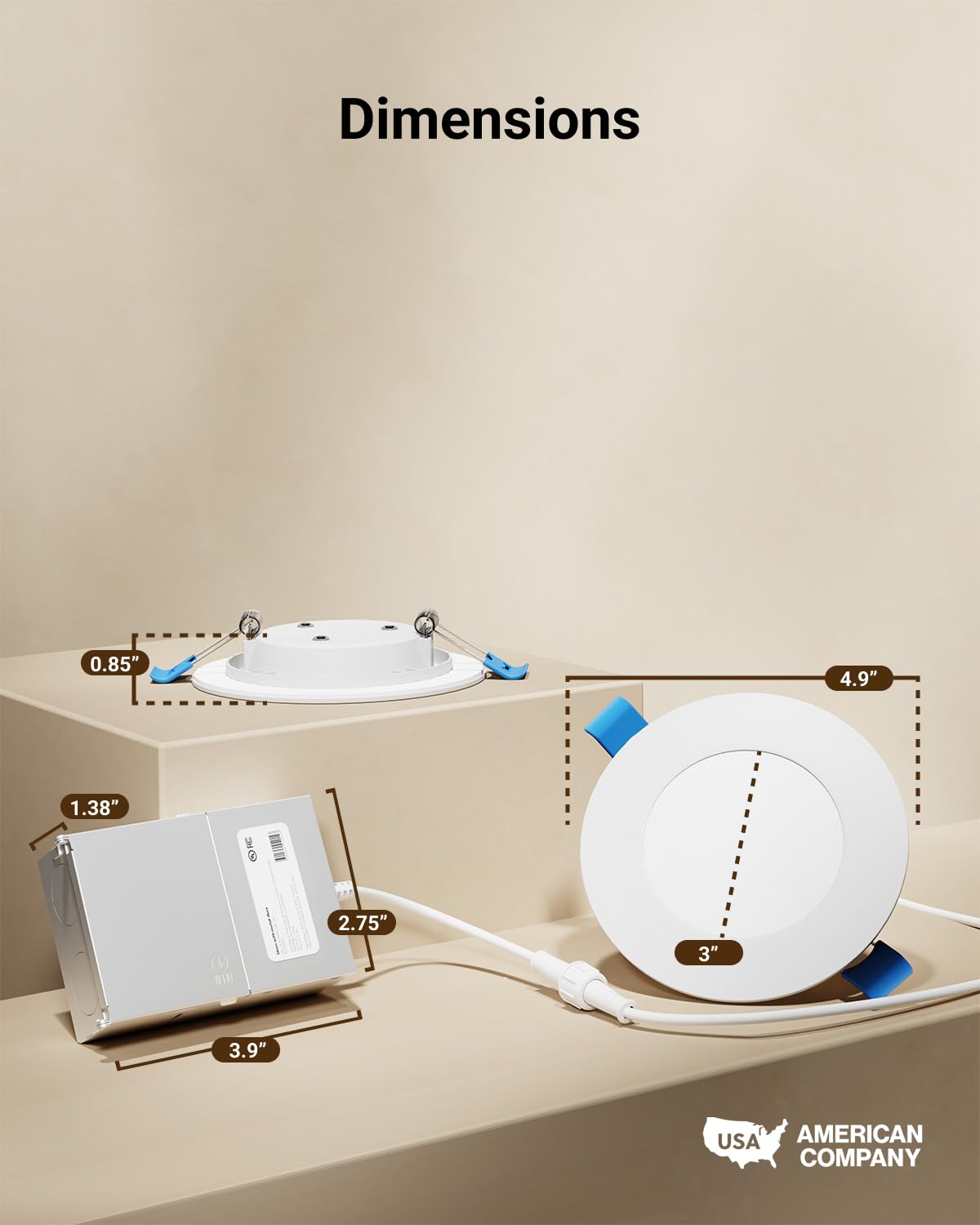 Sunco Lighting 12-pack 4in downlight energy-star certified for efficiency.