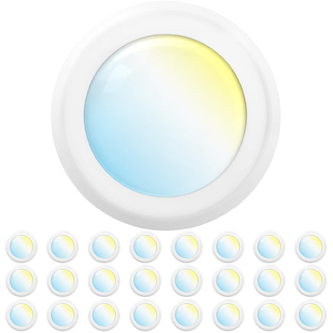Sunco Lighting 6-inch LED disk light present front view for bright kitchens