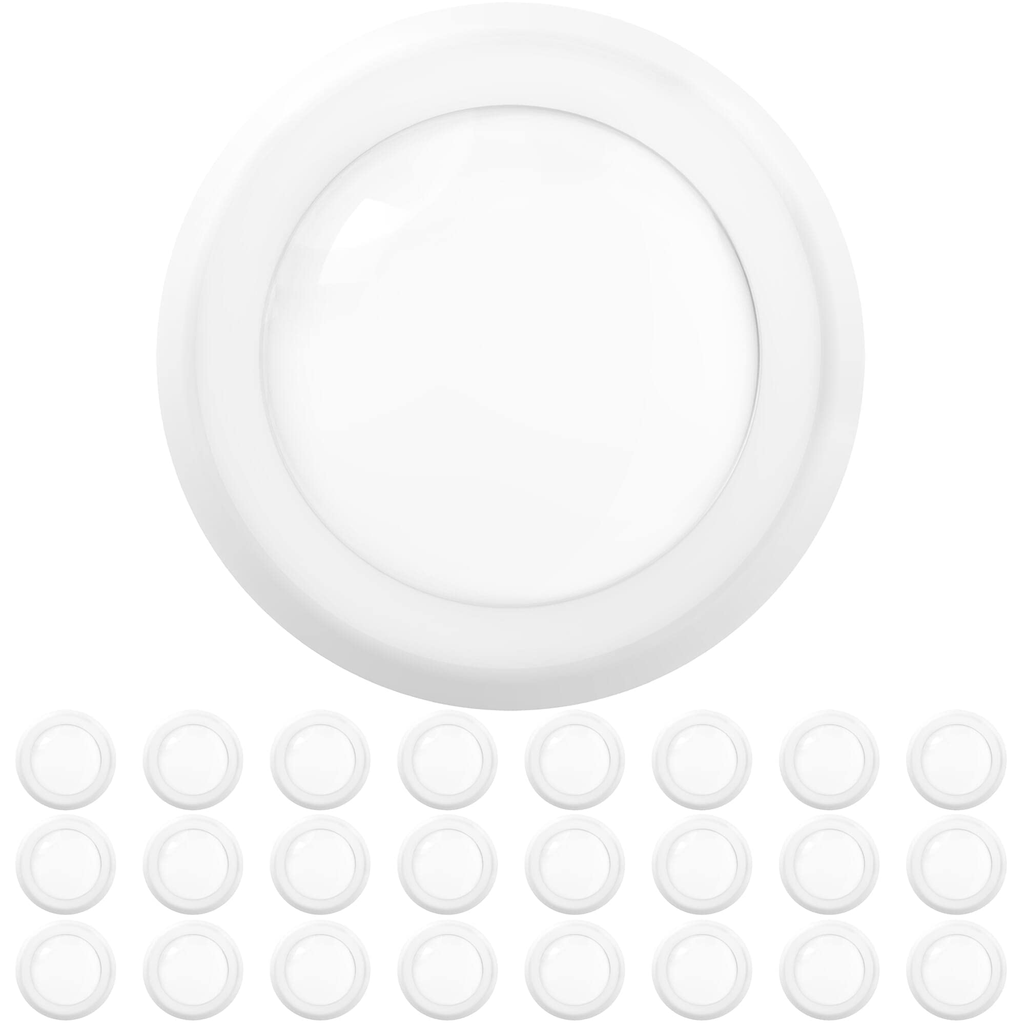 Sunco Lighting 5/6-inch disk downlight front view for energy efficient kitchen lighting