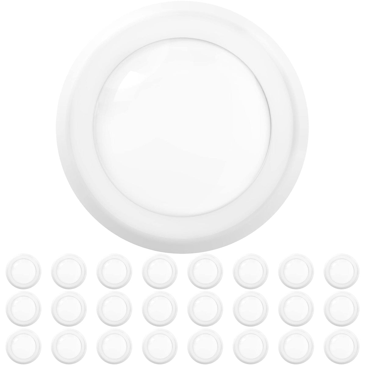 Sunco Lighting 5/6-inch disk downlight front view for energy efficient kitchen lighting