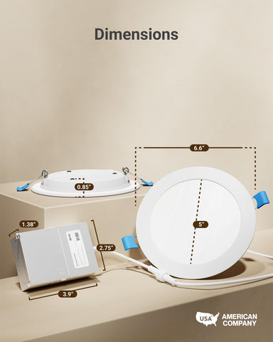 Sunco Lighting 50000-hour lifespan for long-lasting performance.