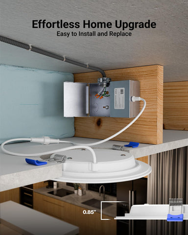 Sunco Lighting 5000K daylight LED downlight for true color rendering.