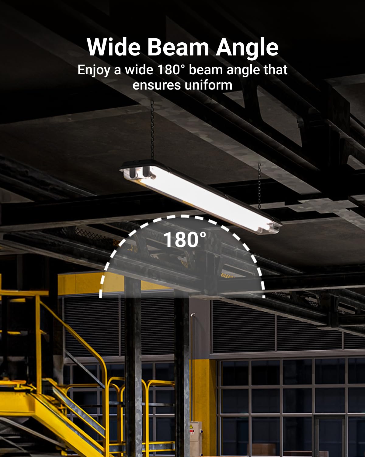 Sunco Lighting 5000K daylight T8 LEDs for clear task lighting