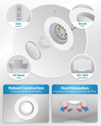 Sunco Lighting 24-pack with high brightness and energy efficiency.