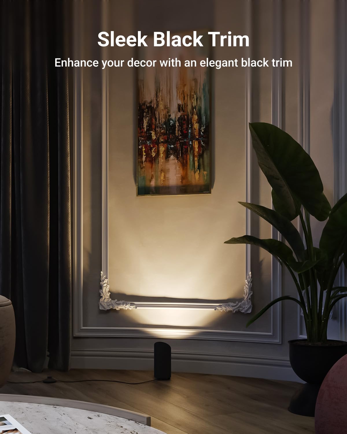 Sunco Lighting accent decor uplight suitable for pictures, art, and small sculptures.