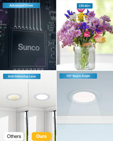 Sunco Lighting canless design simplifies ceiling installation