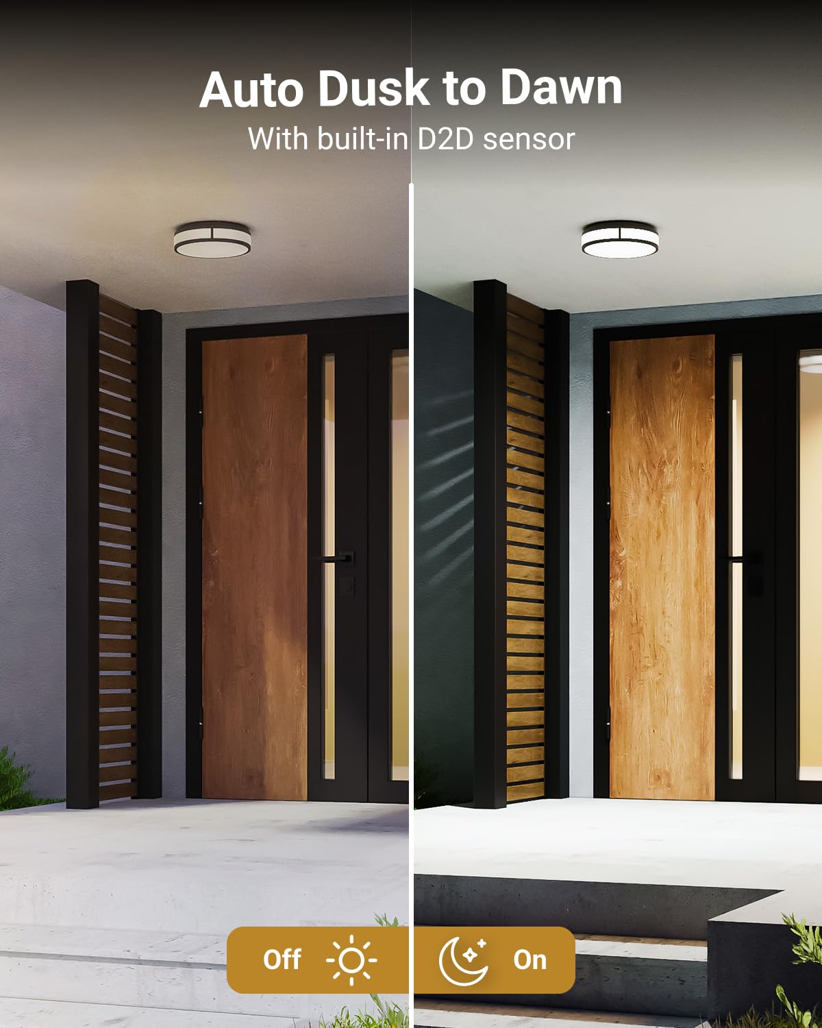 Sunco Lighting damp-rated flush mount ceiling light for humid spaces