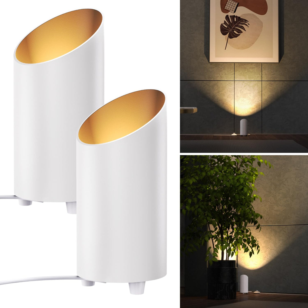 Sunco Lighting plant spotlight uplight for vibrant indoor ambiance