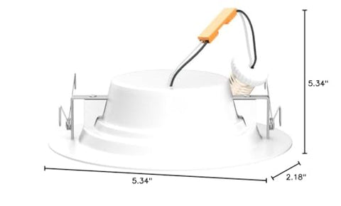 Sunco four-pack recessed lights for consistent room illumination.