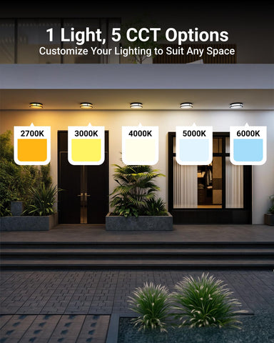 Sunco Lighting selectable CCT ceiling light from 2700K to 6000K